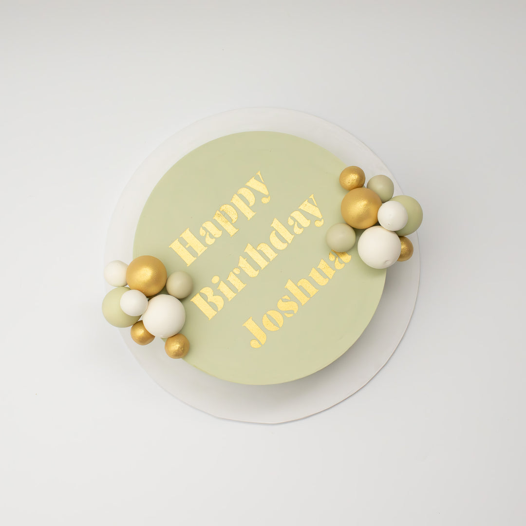 Bubble custom cake – Available in GF / eggless / nut-free – Sweet Talk Auckland