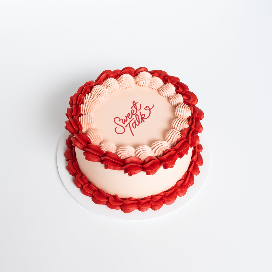 Vintage edible image custom cake – available in GF / DF / nut-free – Sweet Talk Auckland