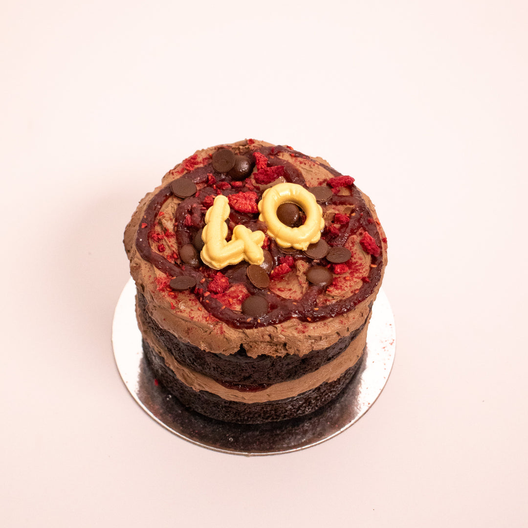 Chocolate Raspberry Cake (Vegan)