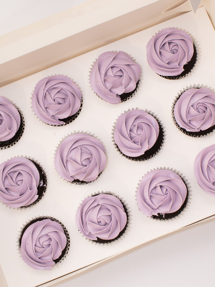 Custom Colour Cupcakes