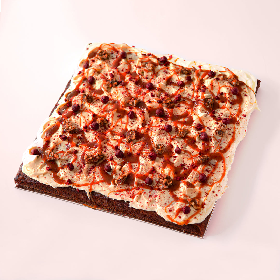 Large carrot slab cake with cream cheese frosting – gluten free option – Sweet Talk Auckland