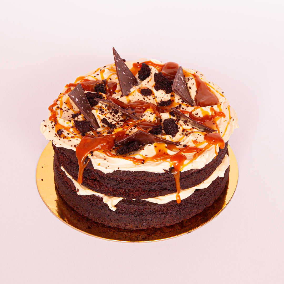 Chocolate salted caramel cake – gluten free option – Sweet Talk Auckland