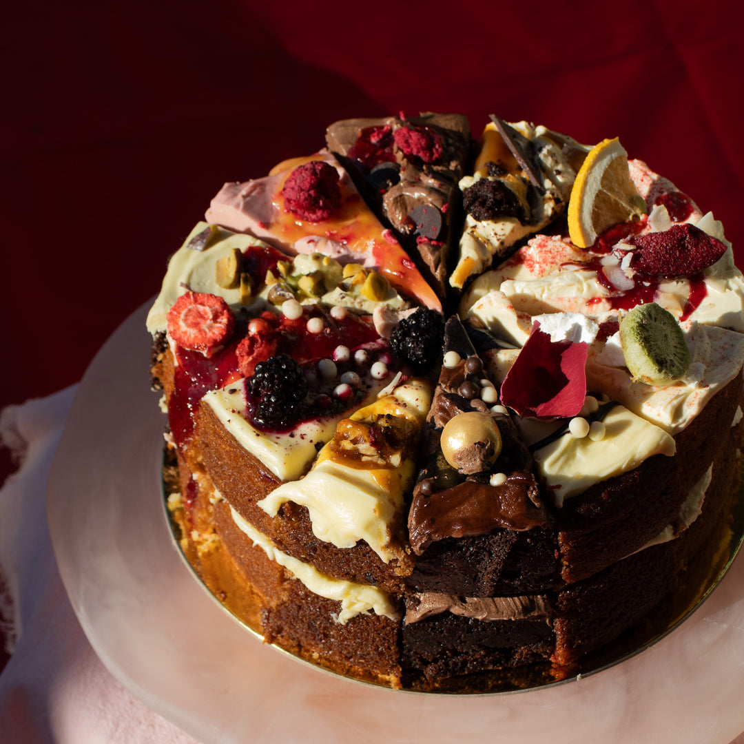 Flavour carousel cake with assorted flavours –