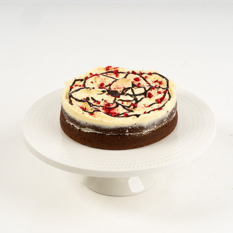 Whole red velvet cake ready for same day delivery or pickup in Auckland.